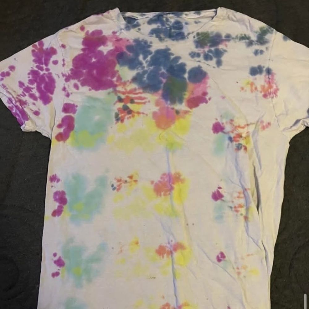 Multicolor Tie-Dye Men's Shirt